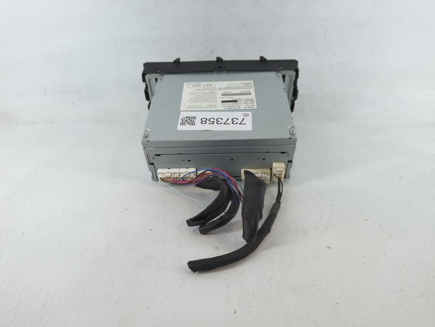 2012-2014 Toyota Prius Radio AM FM Cd Player Receiver Replacement P/N:CQ-JS01E14D 86120-52D10 Fits Fits 2012 2013 2014 OEM U