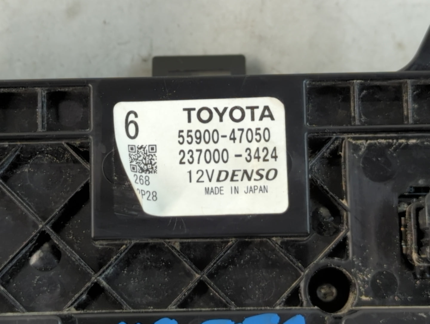 2012-2013 Toyota Prius Climate Control Module Temperature AC/Heater Replacement P/N:237000-3424 55900-47050 Fits Fits 2012 2