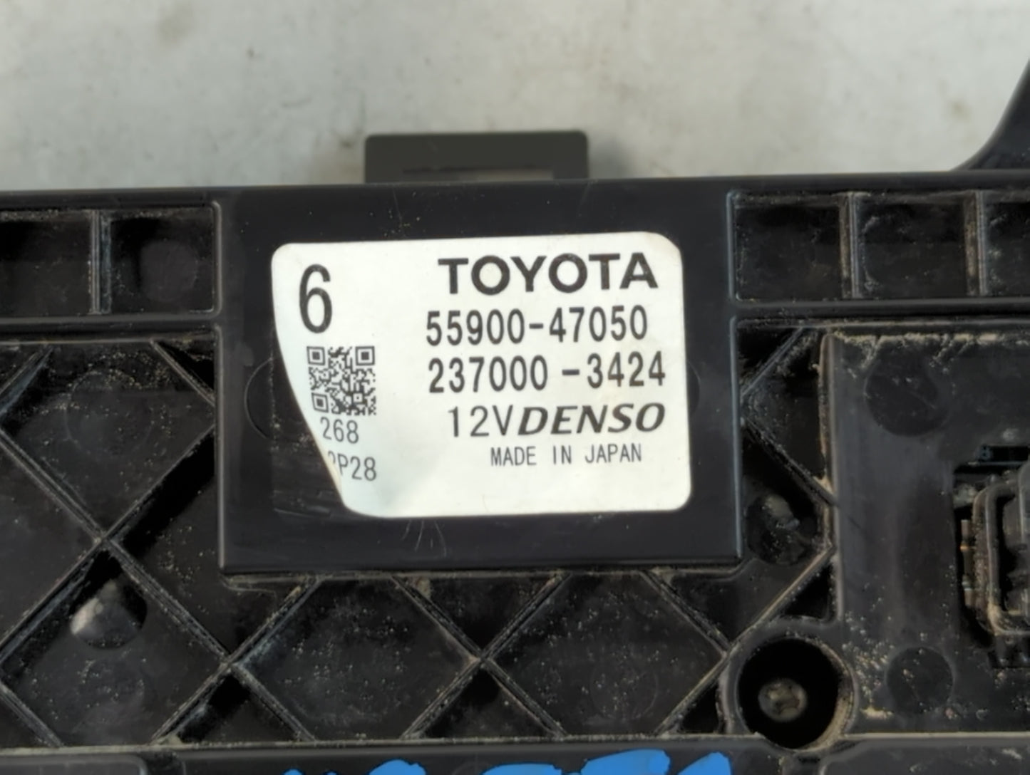 2012-2013 Toyota Prius Climate Control Module Temperature AC/Heater Replacement P/N:237000-3424 55900-47050 Fits Fits 2012 2