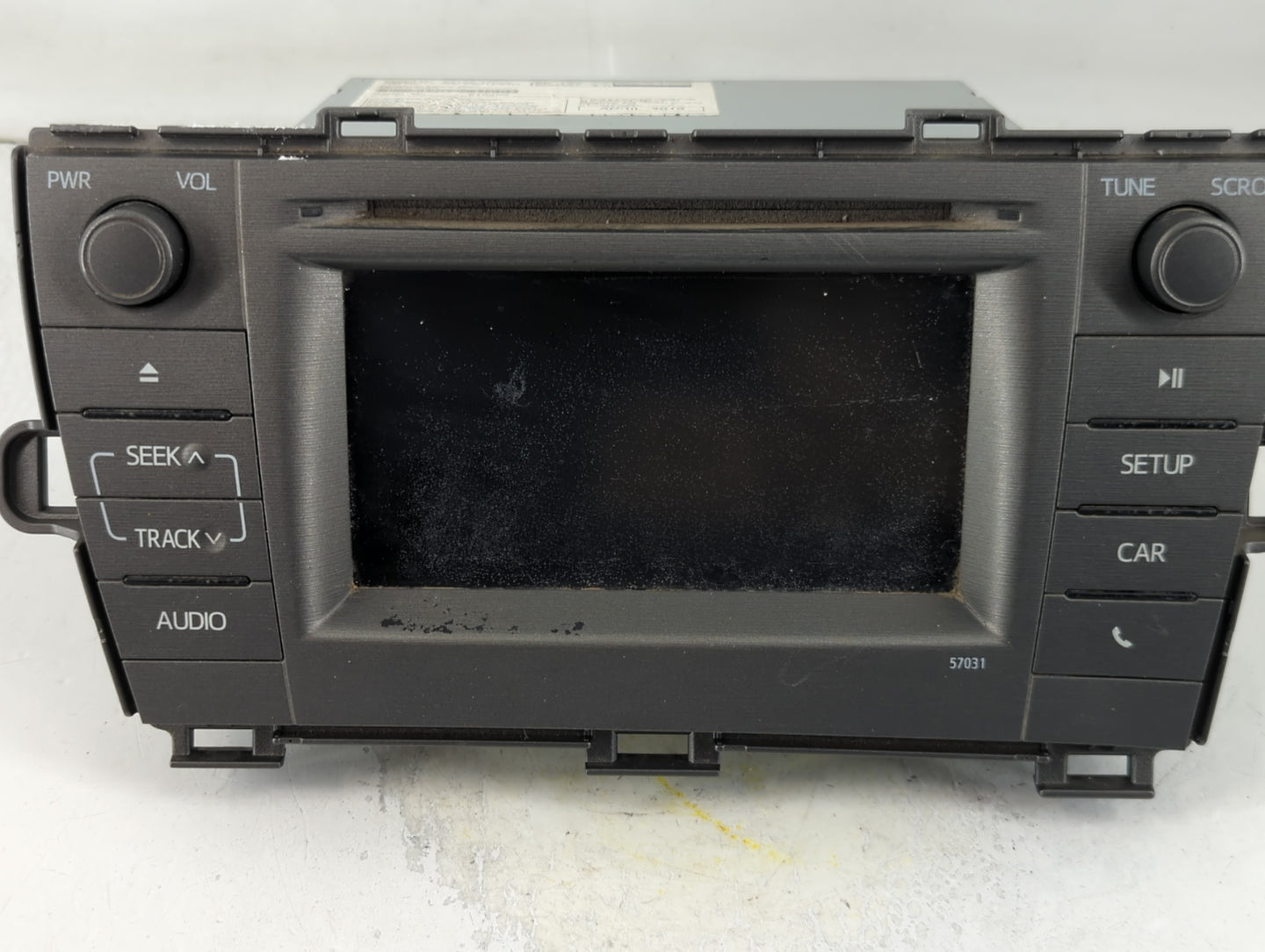 2012-2015 Toyota Prius Radio AM FM Cd Player Receiver Replacement P/N:86140-47050 Fits Fits 2012 2013 2014 2015 OEM Used Aut