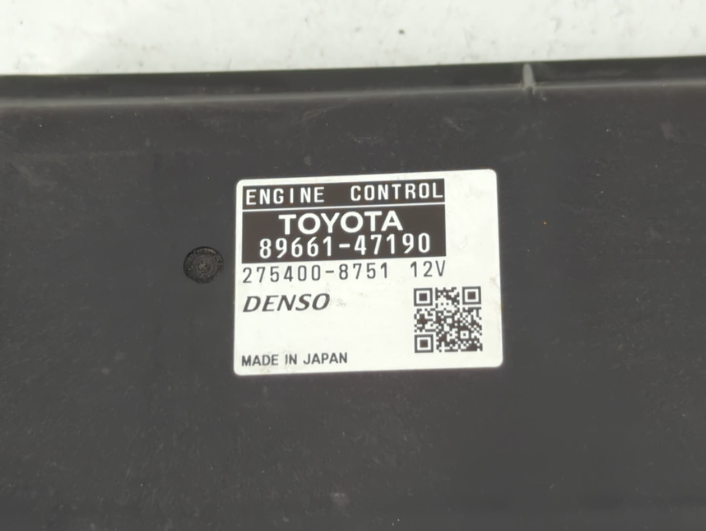 2012-2013 Toyota Prius PCM Engine Control Computer ECU ECM PCU OEM P/N:89661-47190 Fits Fits 2012 2013 OEM Used Auto Parts -