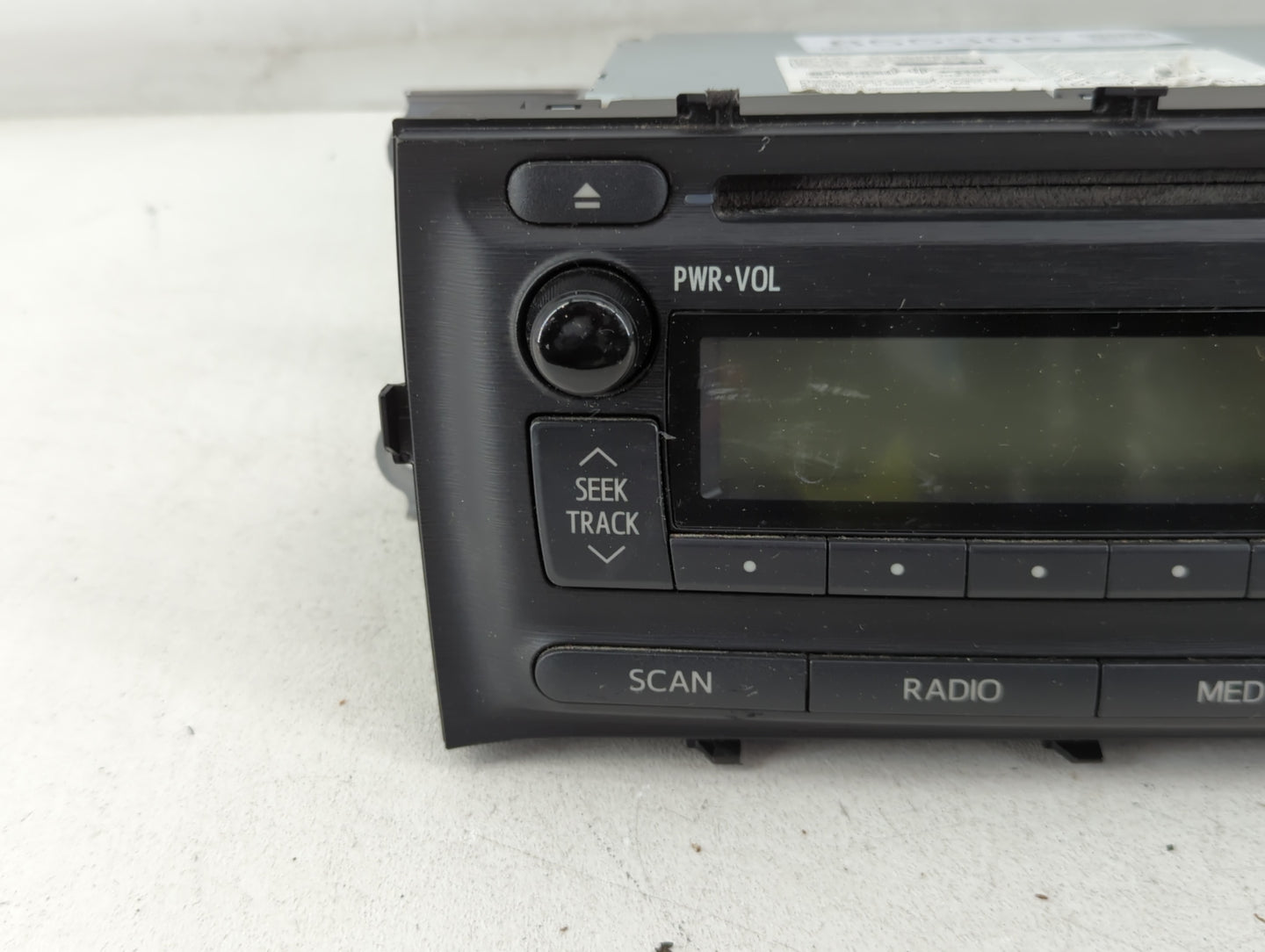 2012 Toyota Prius Radio AM FM Cd Player Receiver Replacement P/N:86120-52D10 Fits OEM Used Auto Parts - Oemusedautoparts1.co