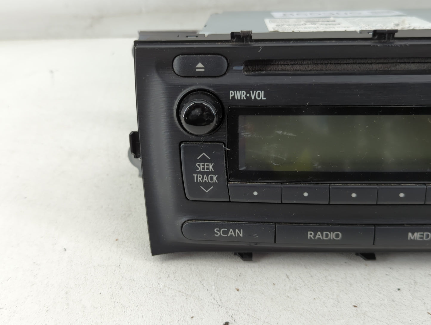 2012 Toyota Prius Radio AM FM Cd Player Receiver Replacement P/N:86120-52D10 Fits OEM Used Auto Parts - Oemusedautoparts1.co