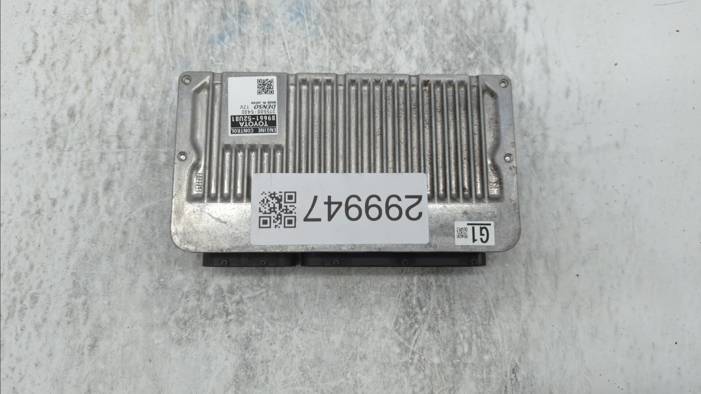 2012-2013 Toyota Prius C PCM Engine Control Computer ECU ECM PCU OEM P/N:89661-52U80 89661-52U81, 89661-52U82 Fits Fits 2012