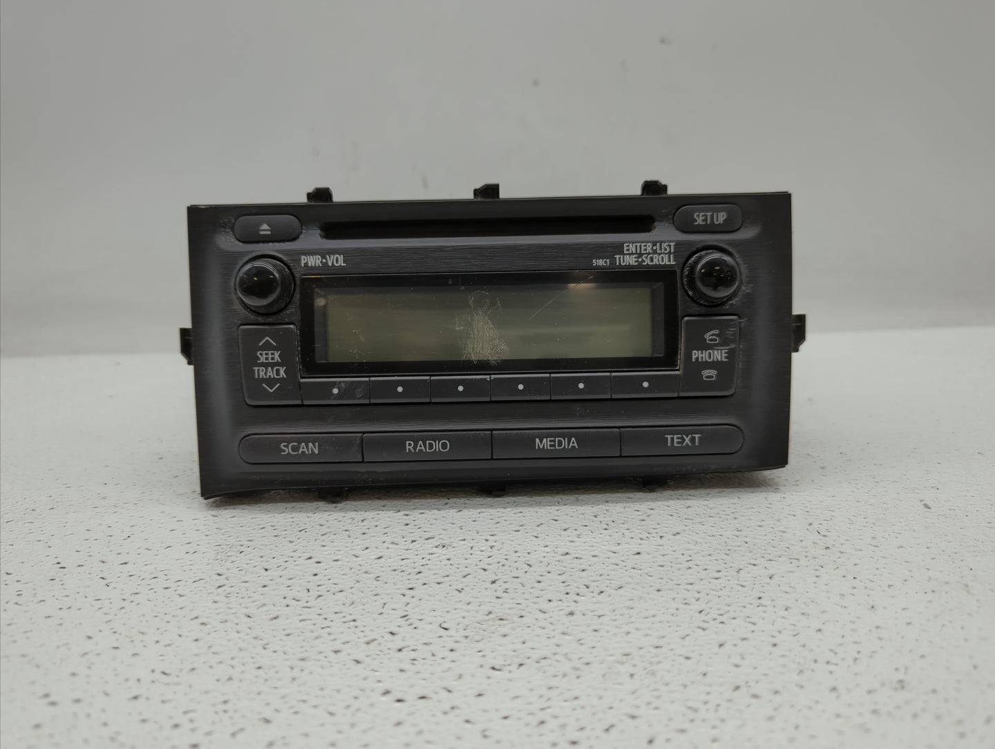 2012-2014 Toyota Prius C Radio AM FM Cd Player Receiver Replacement P/N:86120-52D10 Fits Fits 2012 2013 2014 OEM Used Auto P