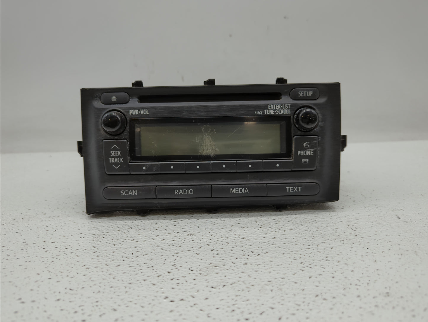 2012-2014 Toyota Prius C Radio AM FM Cd Player Receiver Replacement P/N:86120-52D10 Fits Fits 2012 2013 2014 OEM Used Auto P
