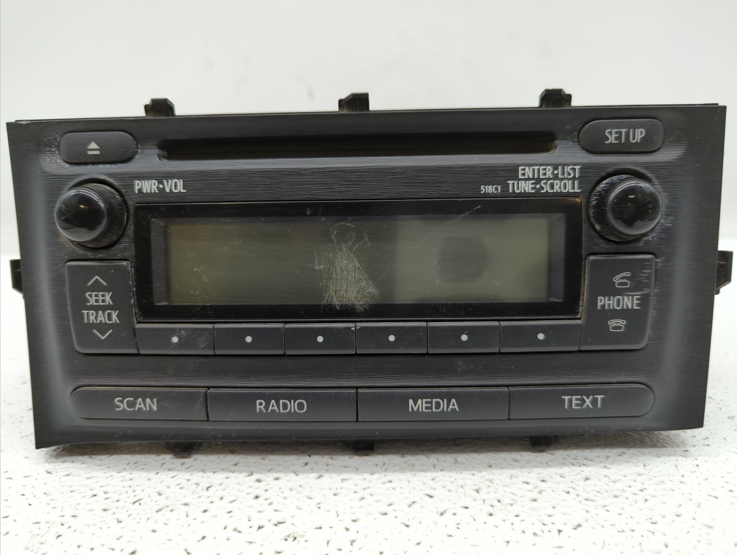 2012-2014 Toyota Prius C Radio AM FM Cd Player Receiver Replacement P/N:86120-52D10 Fits Fits 2012 2013 2014 OEM Used Auto P