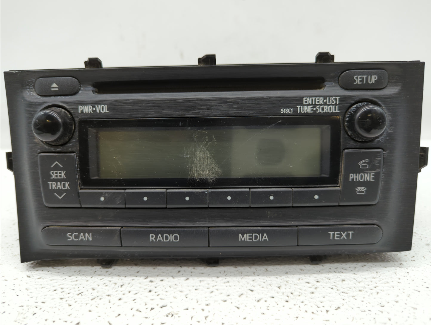 2012-2014 Toyota Prius C Radio AM FM Cd Player Receiver Replacement P/N:86120-52D10 Fits Fits 2012 2013 2014 OEM Used Auto P