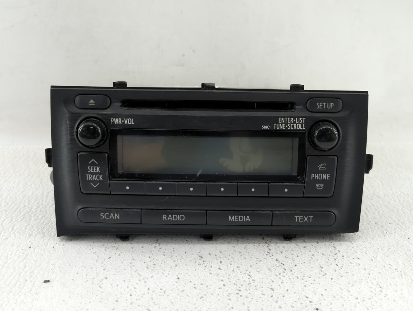 2012-2014 Toyota Prius C Radio AM FM Cd Player Receiver Replacement P/N:86120-52D10 Fits Fits 2012 2013 2014 OEM Used Auto P