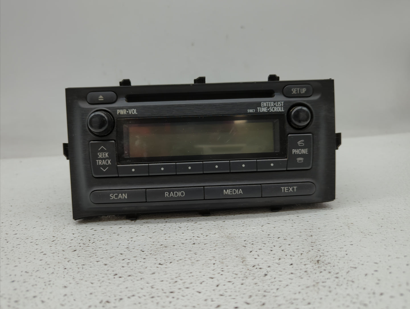 2012-2014 Toyota Prius C Radio AM FM Cd Player Receiver Replacement P/N:86120-52D10 Fits Fits 2012 2013 2014 OEM Used Auto P