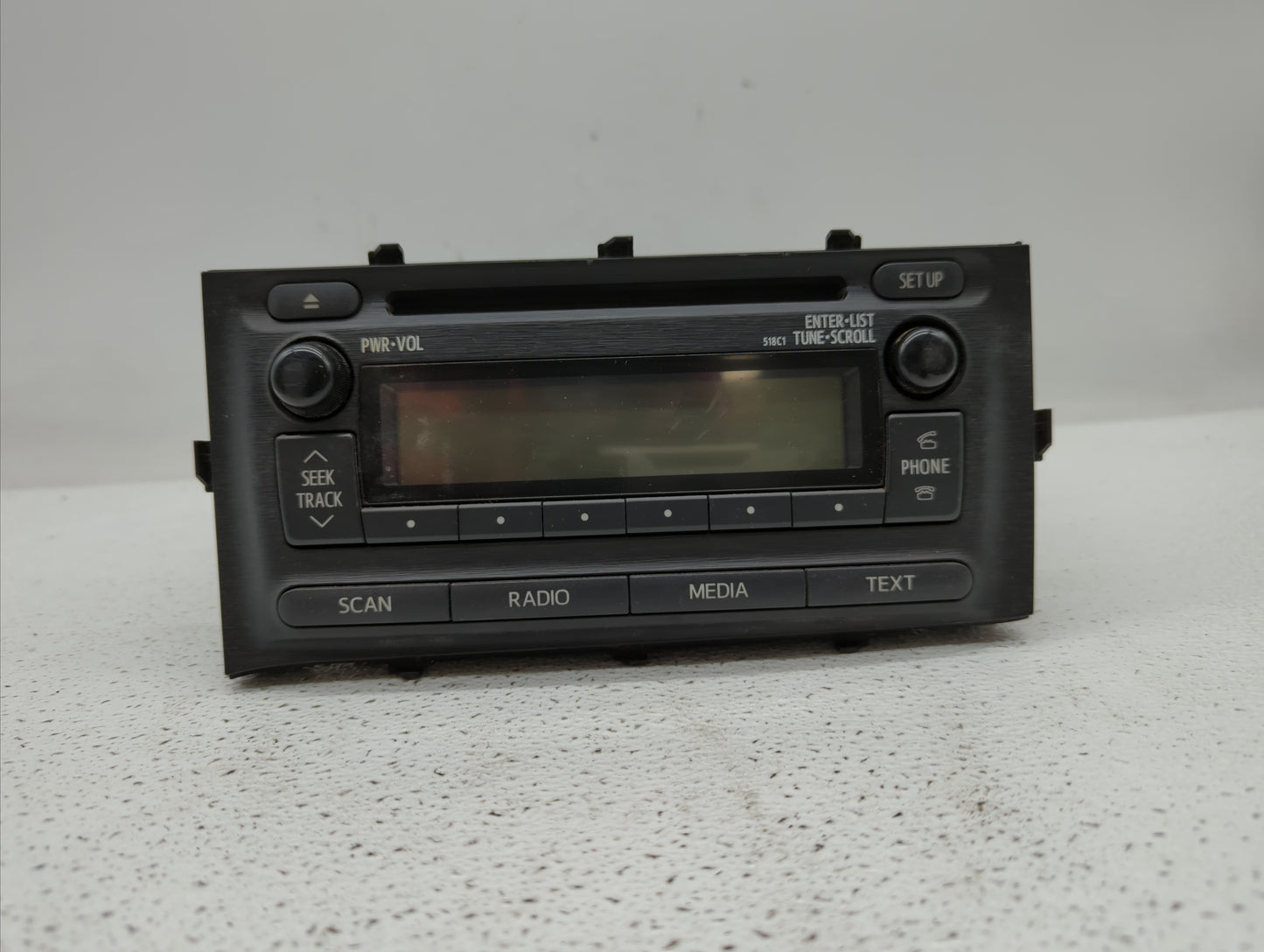 2012-2014 Toyota Prius C Radio AM FM Cd Player Receiver Replacement P/N:86120-52D10 Fits Fits 2012 2013 2014 OEM Used Auto P