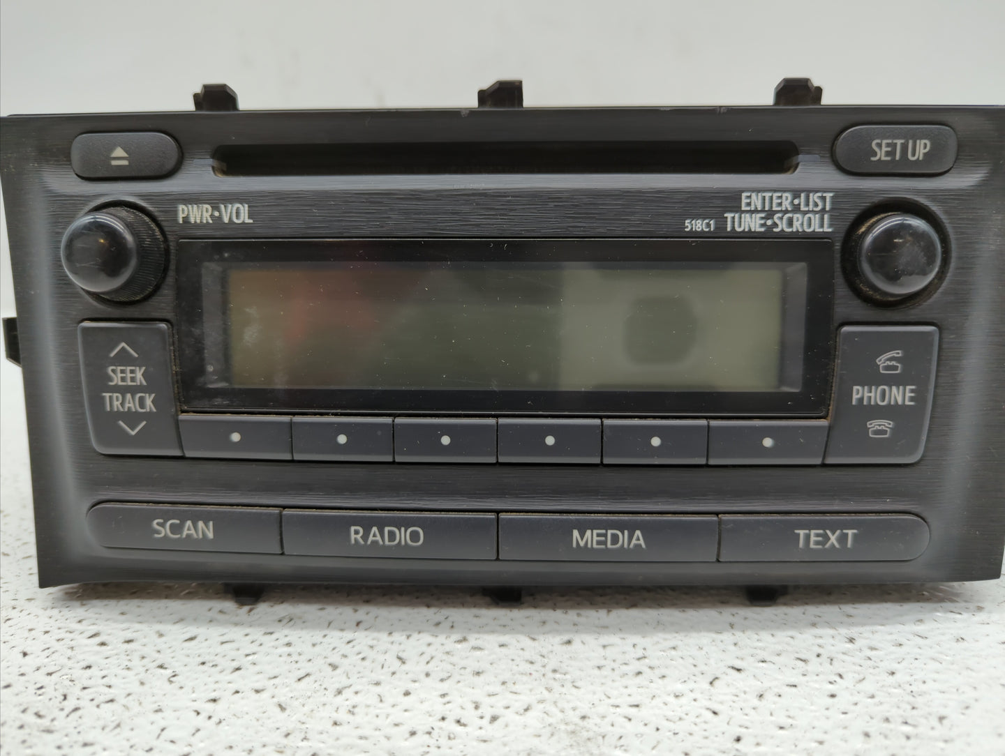 2012-2014 Toyota Prius C Radio AM FM Cd Player Receiver Replacement P/N:86120-52D10 Fits Fits 2012 2013 2014 OEM Used Auto P