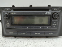 2012-2014 Toyota Prius C Radio AM FM Cd Player Receiver Replacement P/N:86120-52D10 Fits Fits 2012 2013 2014 OEM Used Auto P