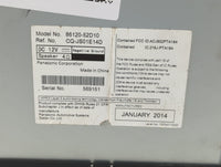 2012-2014 Toyota Prius C Radio AM FM Cd Player Receiver Replacement P/N:86120-52D10 Fits Fits 2012 2013 2014 OEM Used Auto P