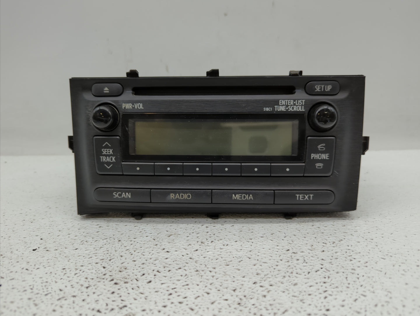 2012-2014 Toyota Prius C Radio AM FM Cd Player Receiver Replacement P/N:86120-52D10 Fits Fits 2012 2013 2014 OEM Used Auto P