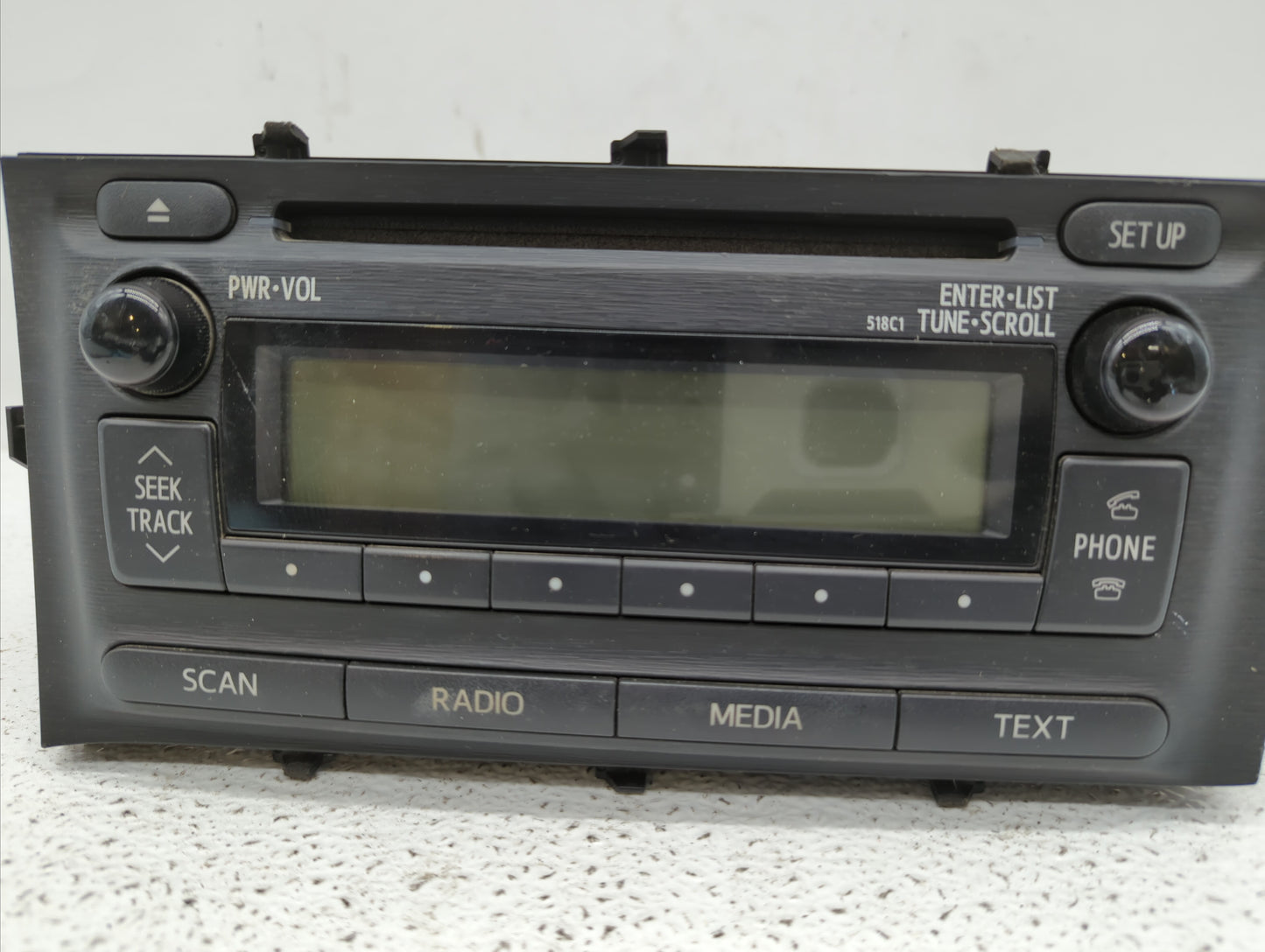 2012-2014 Toyota Prius C Radio AM FM Cd Player Receiver Replacement P/N:86120-52D10 Fits Fits 2012 2013 2014 OEM Used Auto P