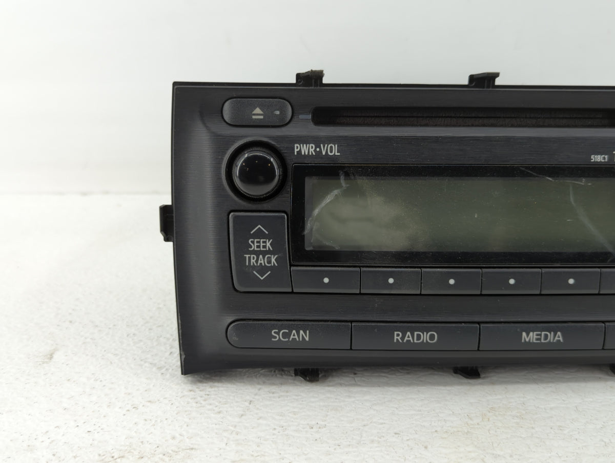 2012-2014 Toyota Prius C Am Fm Cd Player Radio Receiver 407092 - Oemusedautoparts1.com