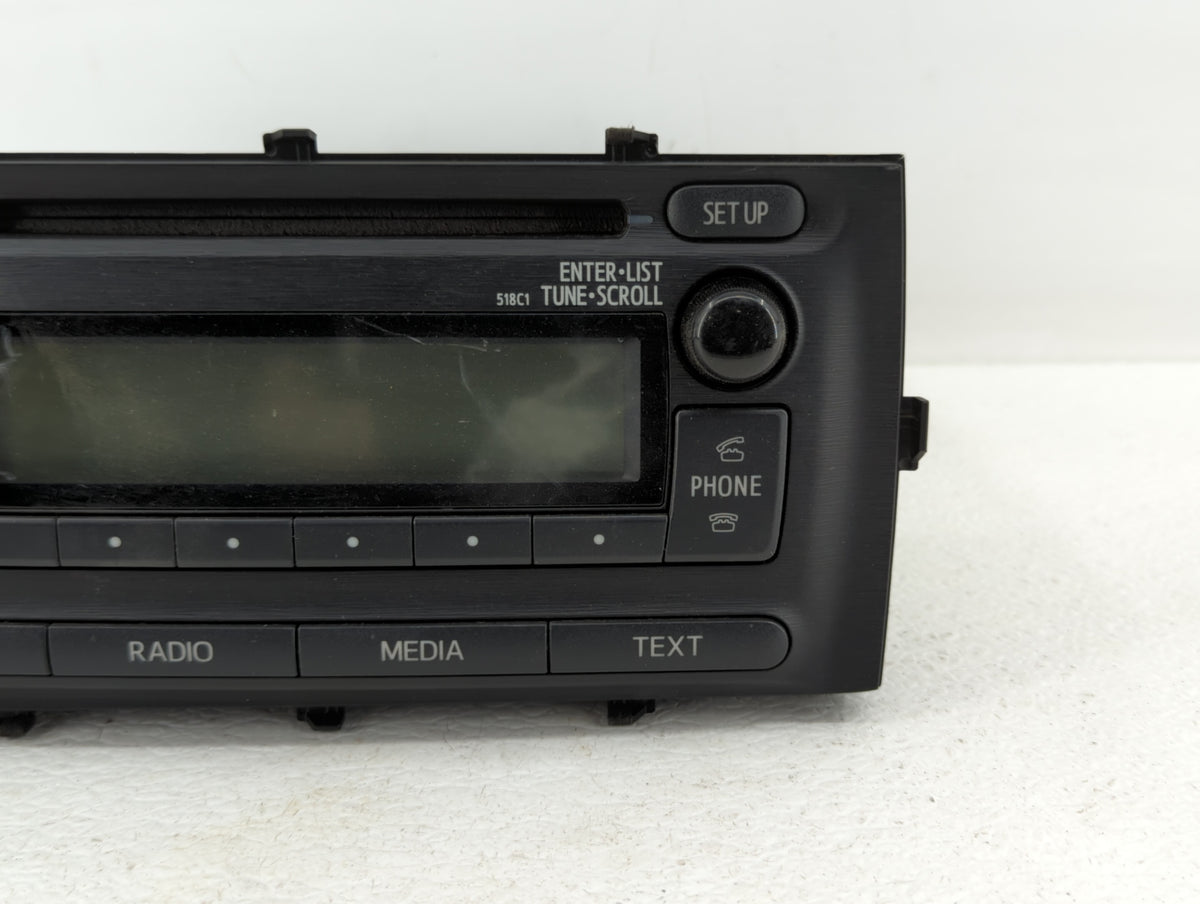 2012-2014 Toyota Prius C Am Fm Cd Player Radio Receiver 407092 - Oemusedautoparts1.com