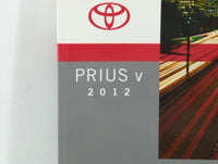 2012 Toyota Prius V Owners Manual Book Guide OEM Used Auto Parts - Oemusedautoparts1.com