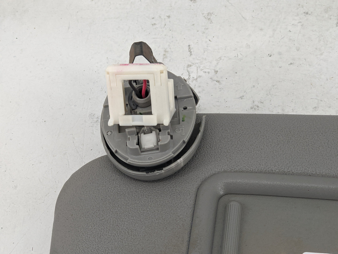 2010-2014 Toyota Rav4 Sun Visor Shade Replacement Driver Left Mirror Fits Fits 2010 2011 2012 2013 2014 OEM Used Auto Parts 