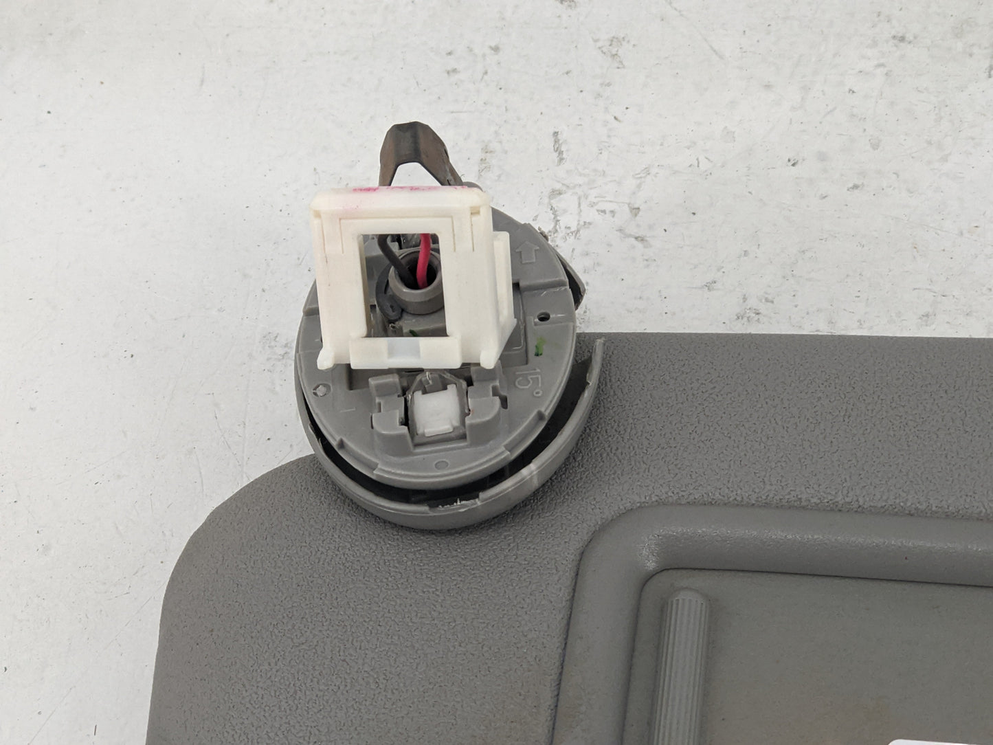 2010-2014 Toyota Rav4 Sun Visor Shade Replacement Driver Left Mirror Fits Fits 2010 2011 2012 2013 2014 OEM Used Auto Parts 