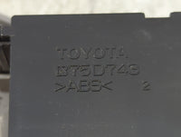 2012 Toyota Rav4 Climate Control Module Temperature AC/Heater Replacement P/N:B75D743 H13-5G28-N Fits OEM Used Auto Parts - 