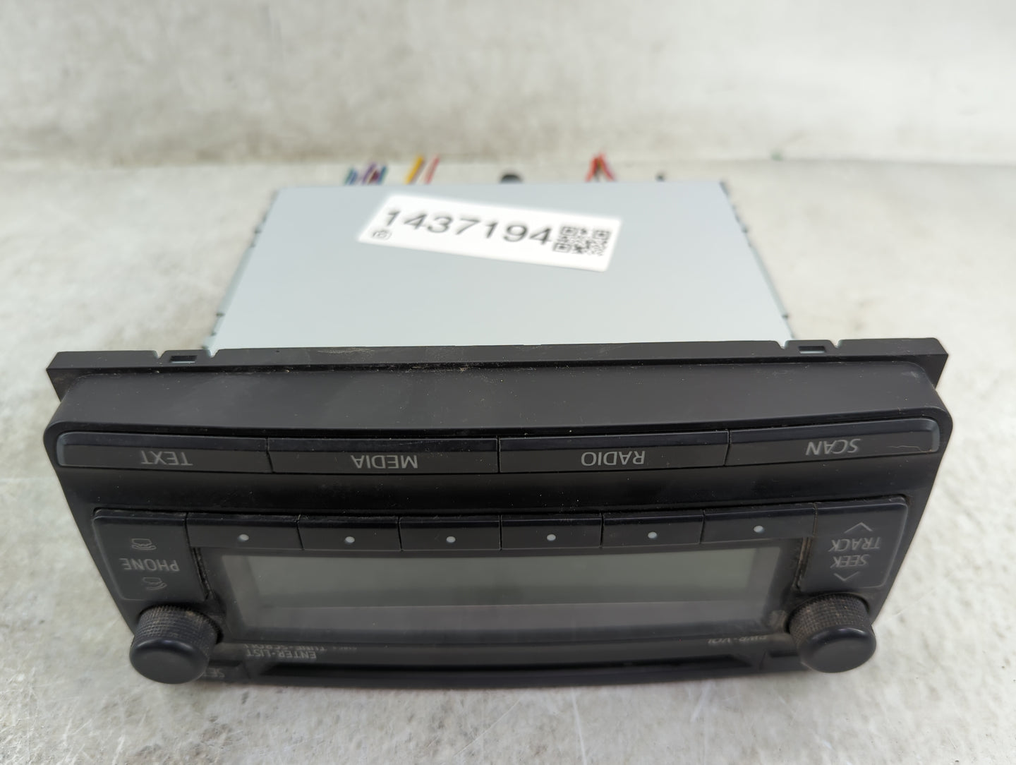2012 Toyota Rav4 Radio AM FM Cd Player Receiver Replacement P/N:86120-0R130 CQ-JT31E14D Fits OEM Used Auto Parts - Oemusedau