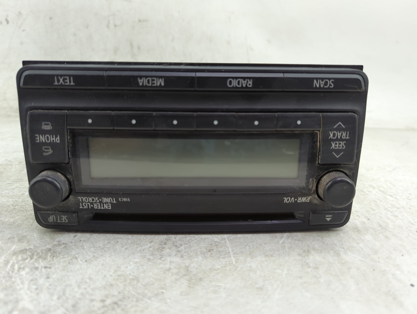 2012 Toyota Rav4 Radio AM FM Cd Player Receiver Replacement P/N:86120-0R130 CQ-JT31E14D Fits OEM Used Auto Parts - Oemusedau