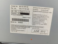 2012 Toyota Rav4 Radio AM FM Cd Player Receiver Replacement P/N:86120-0R130 CQ-JT31E14D Fits OEM Used Auto Parts - Oemusedau