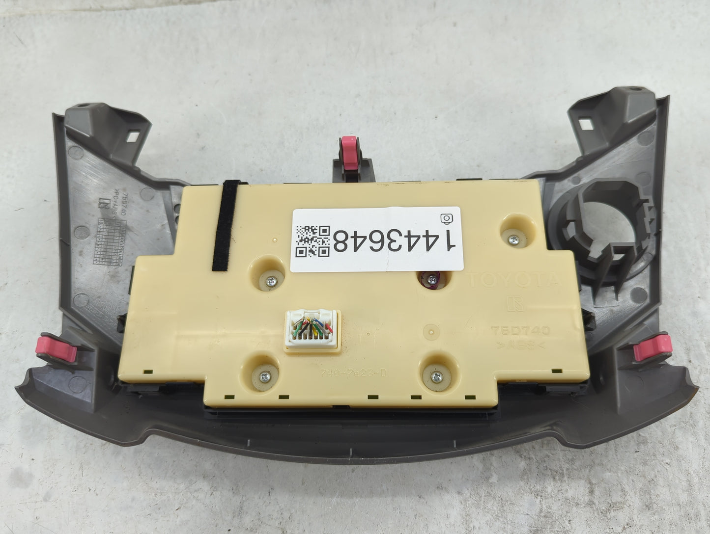 2009-2012 Toyota Rav4 Climate Control Module Temperature AC/Heater Replacement P/N:75D740 Fits Fits 2009 2010 2011 2012 OEM 