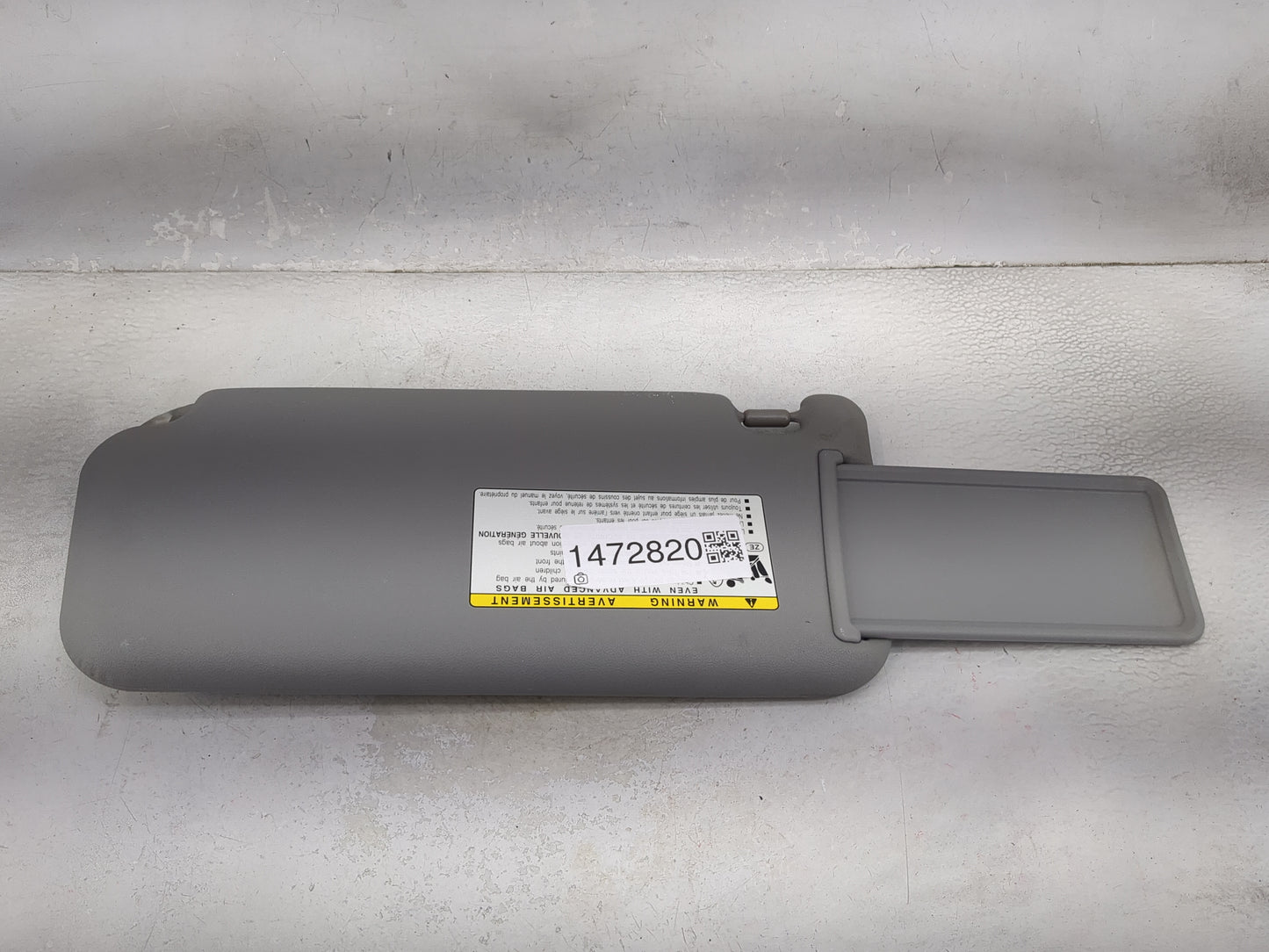 2010-2014 Toyota Rav4 Sun Visor Shade Replacement Passenger Right Mirror Fits Fits 2010 2011 2012 2013 2014 OEM Used Auto Pa