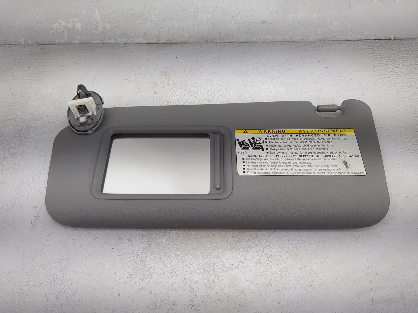 2010-2014 Toyota Rav4 Sun Visor Shade Replacement Driver Left Mirror Fits Fits 2010 2011 2012 2013 2014 OEM Used Auto Parts 