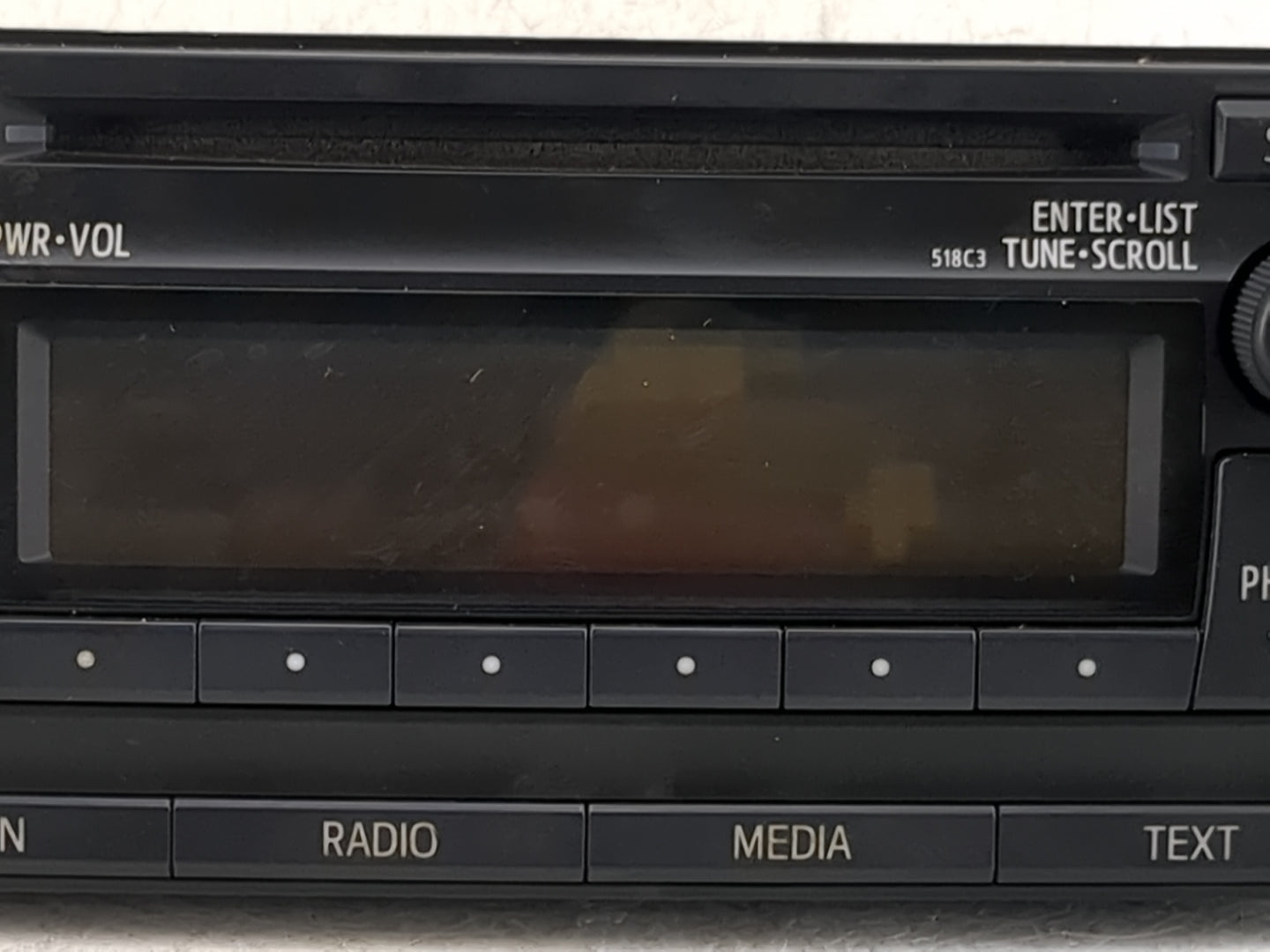 2012 Toyota Rav4 Radio AM FM Cd Player Receiver Replacement P/N:86120-0R130 CQ-JT31E14D Fits OEM Used Auto Parts - Oemusedau