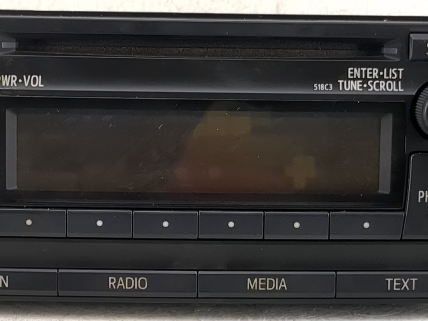 2012 Toyota Rav4 Radio AM FM Cd Player Receiver Replacement P/N:86120-0R130 CQ-JT31E14D Fits OEM Used Auto Parts - Oemusedau