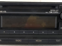 2012 Toyota Rav4 Radio AM FM Cd Player Receiver Replacement P/N:86120-0R130 CQ-JT31E14D Fits OEM Used Auto Parts - Oemusedau