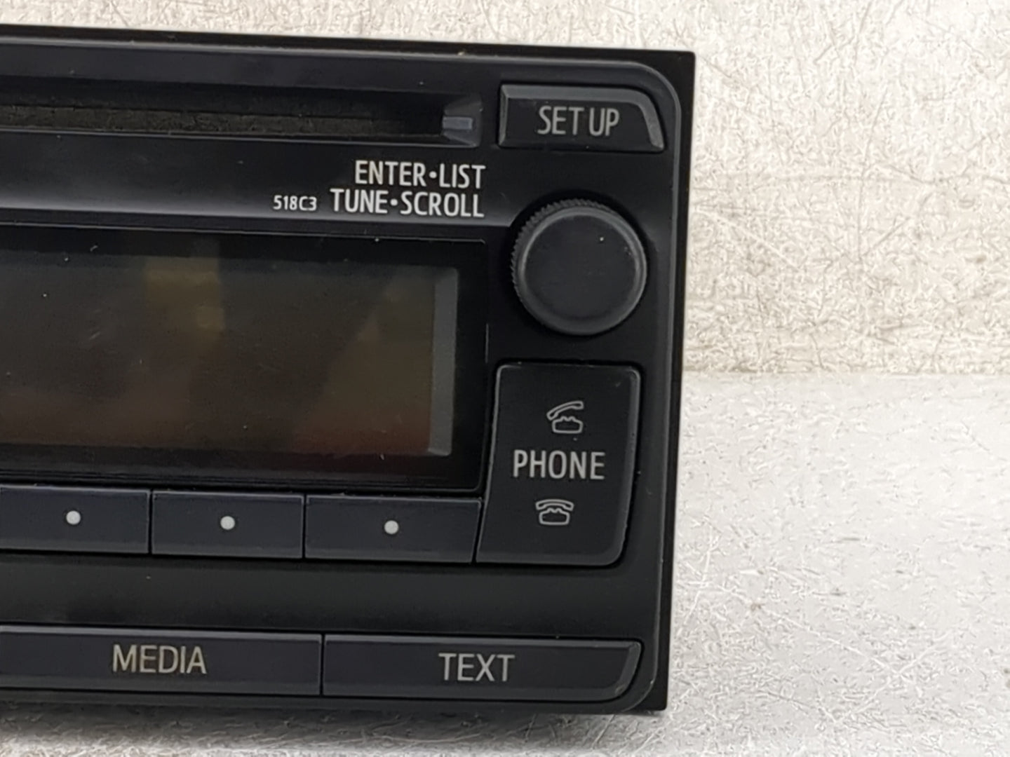 2012 Toyota Rav4 Radio AM FM Cd Player Receiver Replacement P/N:86120-0R130 CQ-JT31E14D Fits OEM Used Auto Parts - Oemusedau
