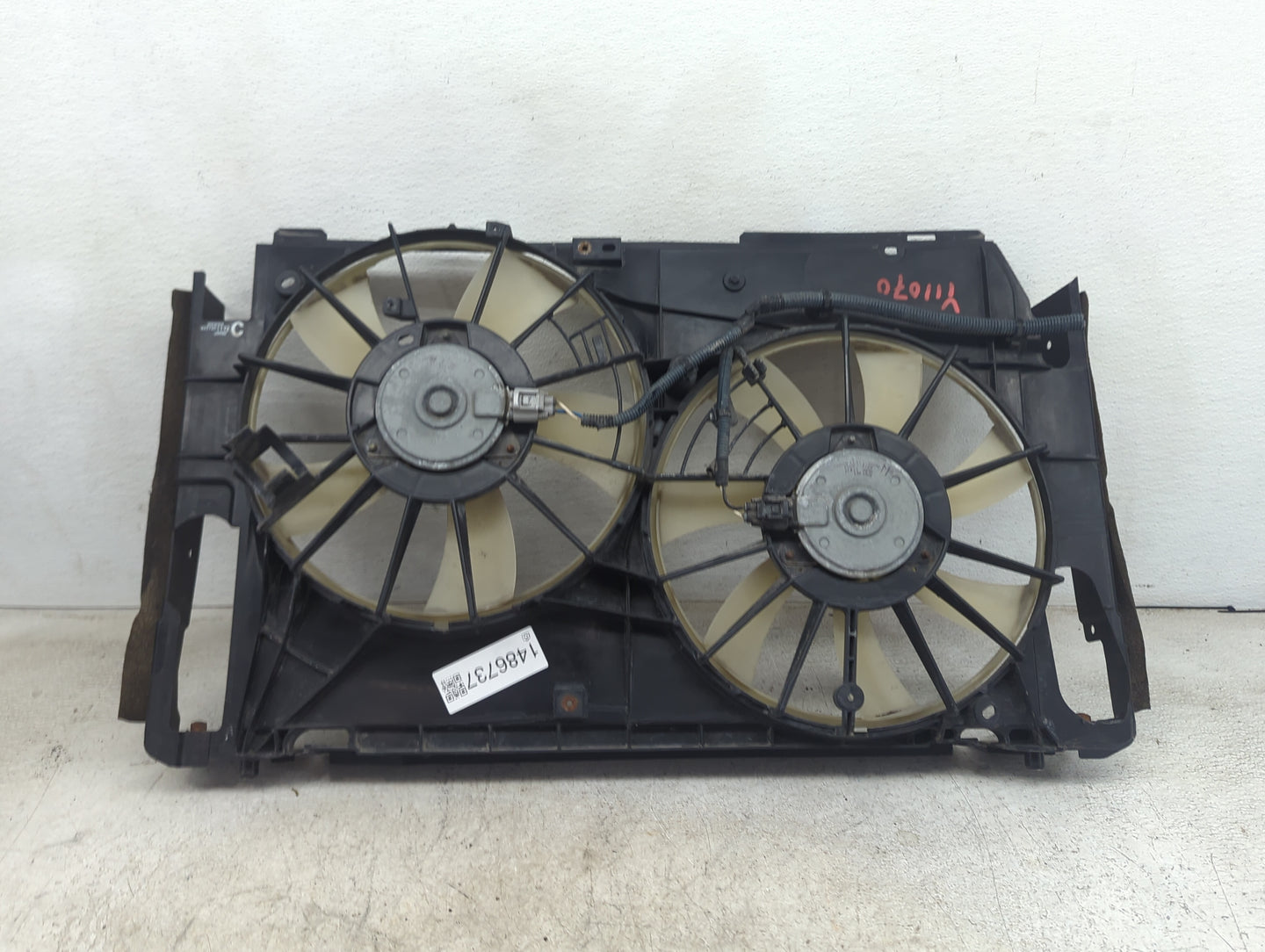 2006-2012 Toyota Rav4 Electric Radiator Cooling Fan Motor Assembly P/N:422750-1172 Fits Fits 2006 2007 2008 2009 2010 2011 2