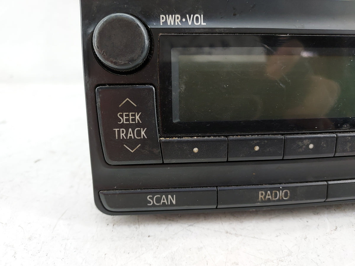 2012 Toyota Rav4 Radio AM FM Cd Player Receiver Replacement P/N:86120-0R130 CQ-JT3140D Fits OEM Used Auto Parts - Oemusedaut