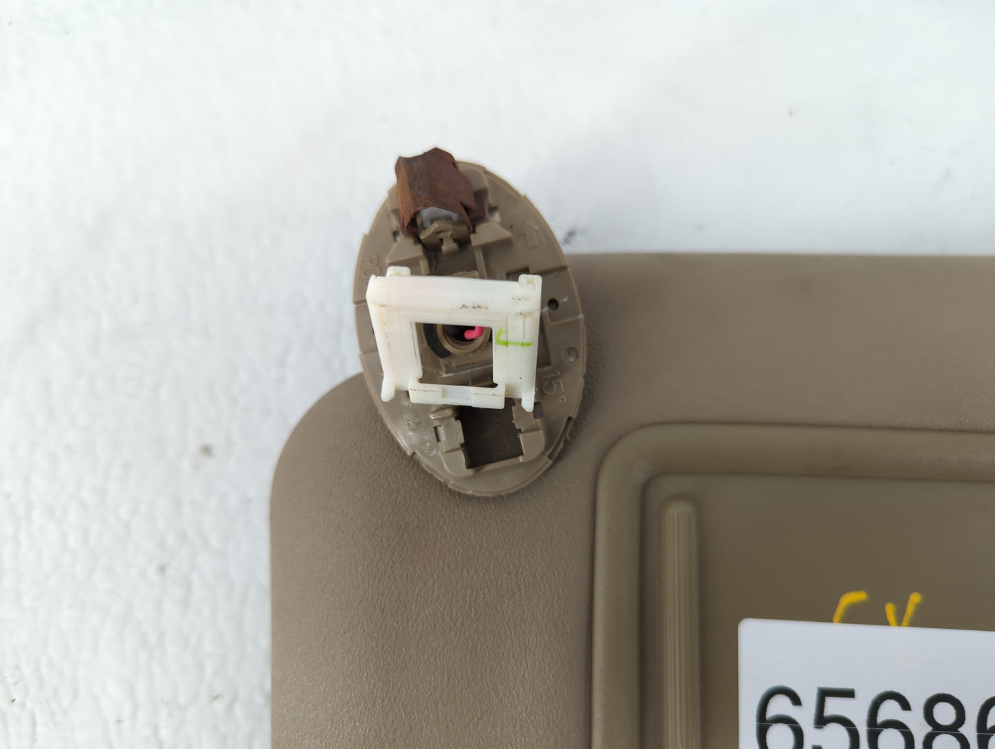 2010-2014 Toyota Rav4 Sun Visor Shade Replacement Passenger Right Mirror Fits Fits 2010 2011 2012 2013 2014 OEM Used Auto Pa