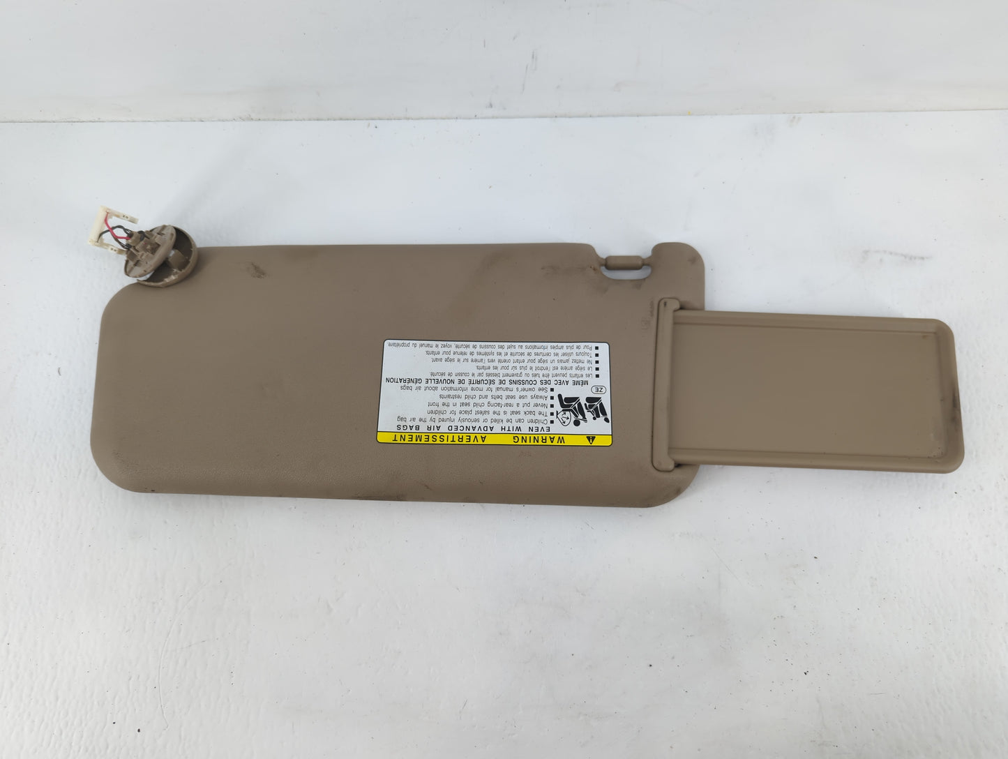 2010-2014 Toyota Rav4 Sun Visor Shade Replacement Passenger Right Mirror Fits Fits 2010 2011 2012 2013 2014 OEM Used Auto Pa