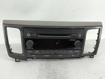 2011-2014 Toyota Sienna Radio AM FM Cd Player Receiver Replacement P/N:86120-08270 Fits Fits 2011 2012 2013 2014 OEM Used Au
