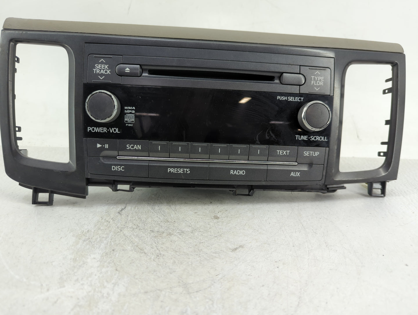 2011-2014 Toyota Sienna Radio AM FM Cd Player Receiver Replacement P/N:86120-08270 Fits Fits 2011 2012 2013 2014 OEM Used Au