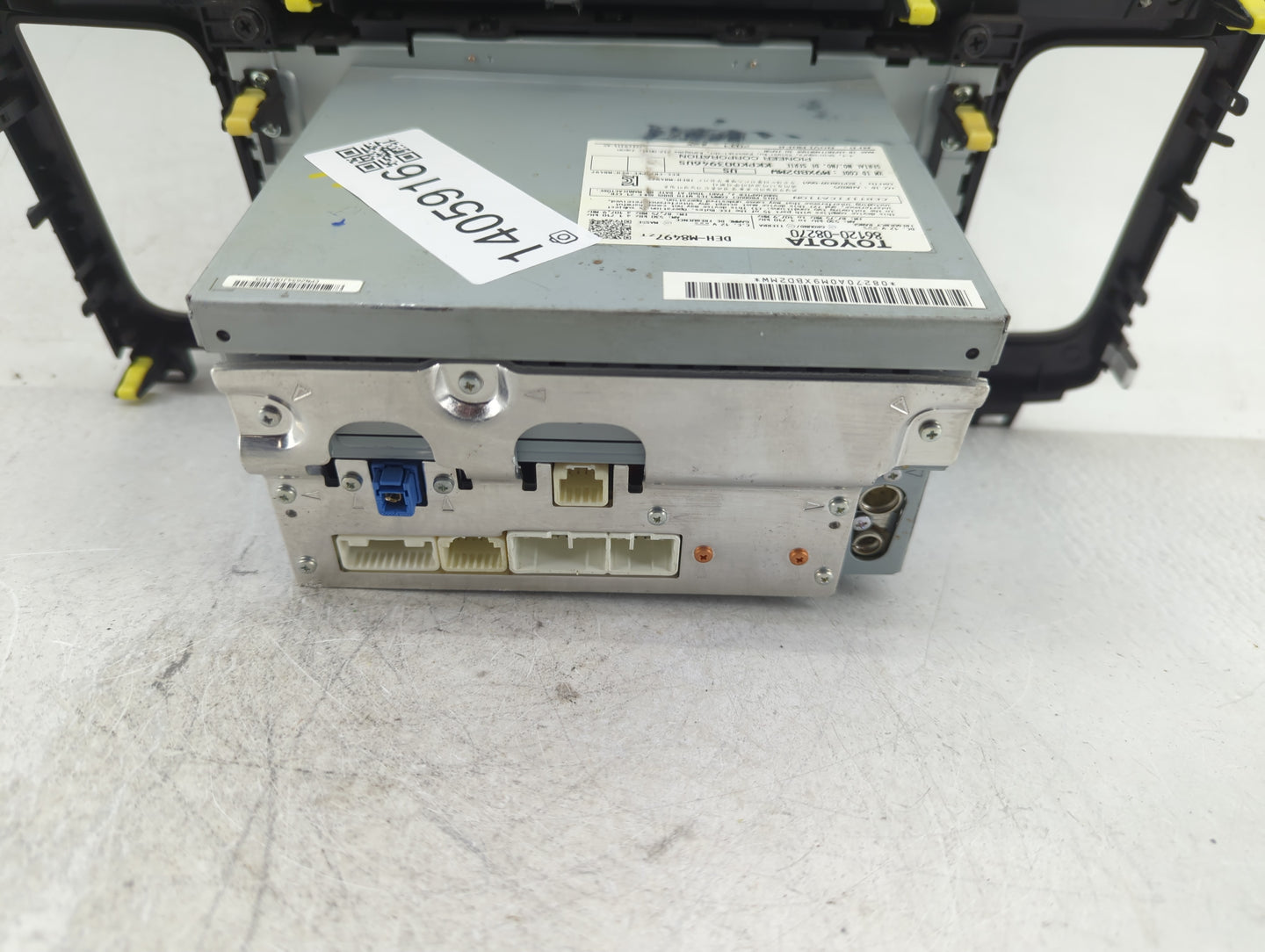 2011-2014 Toyota Sienna Radio AM FM Cd Player Receiver Replacement P/N:86120-08270 Fits Fits 2011 2012 2013 2014 OEM Used Au