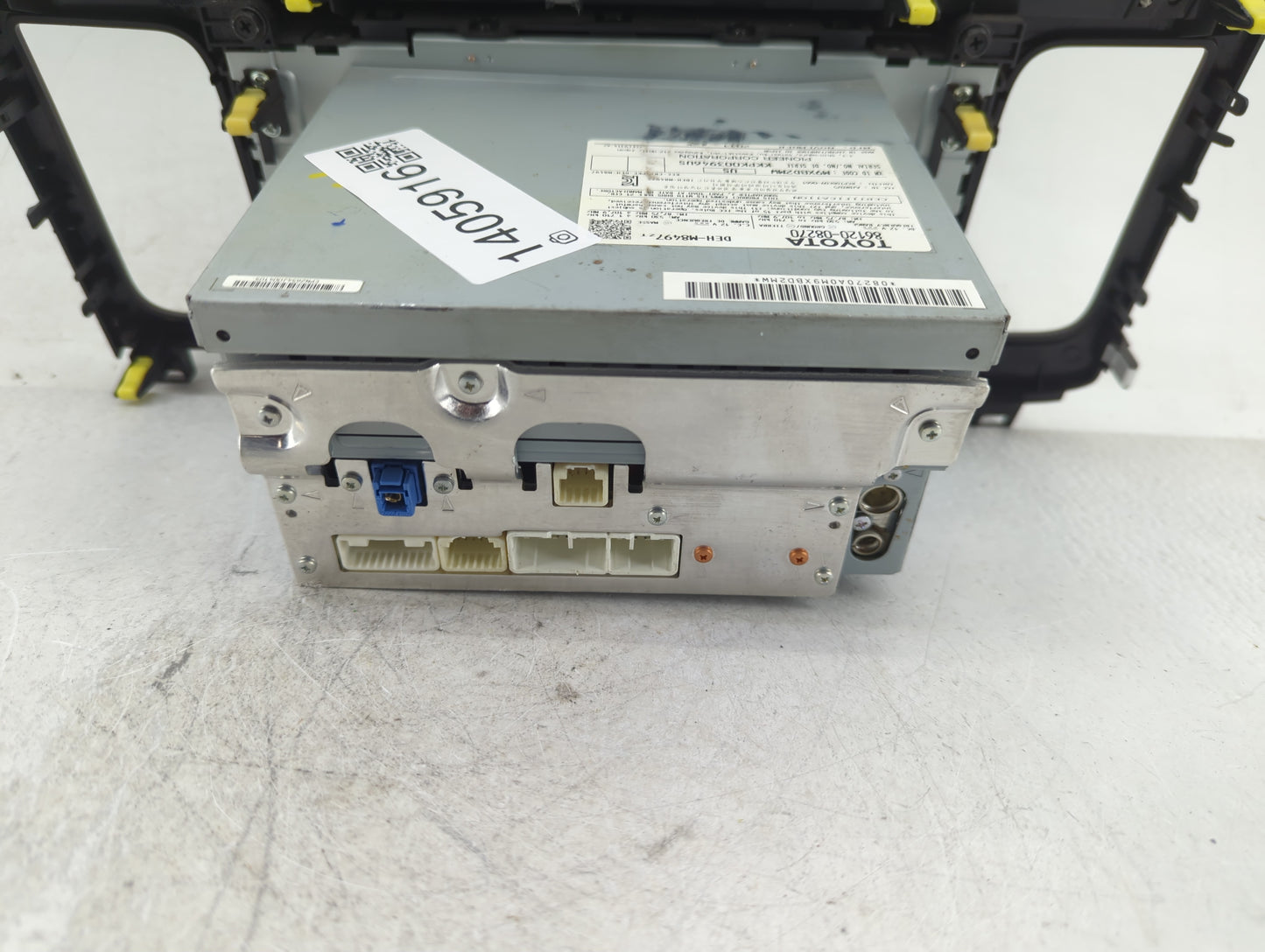 2011-2014 Toyota Sienna Radio AM FM Cd Player Receiver Replacement P/N:86120-08270 Fits Fits 2011 2012 2013 2014 OEM Used Au