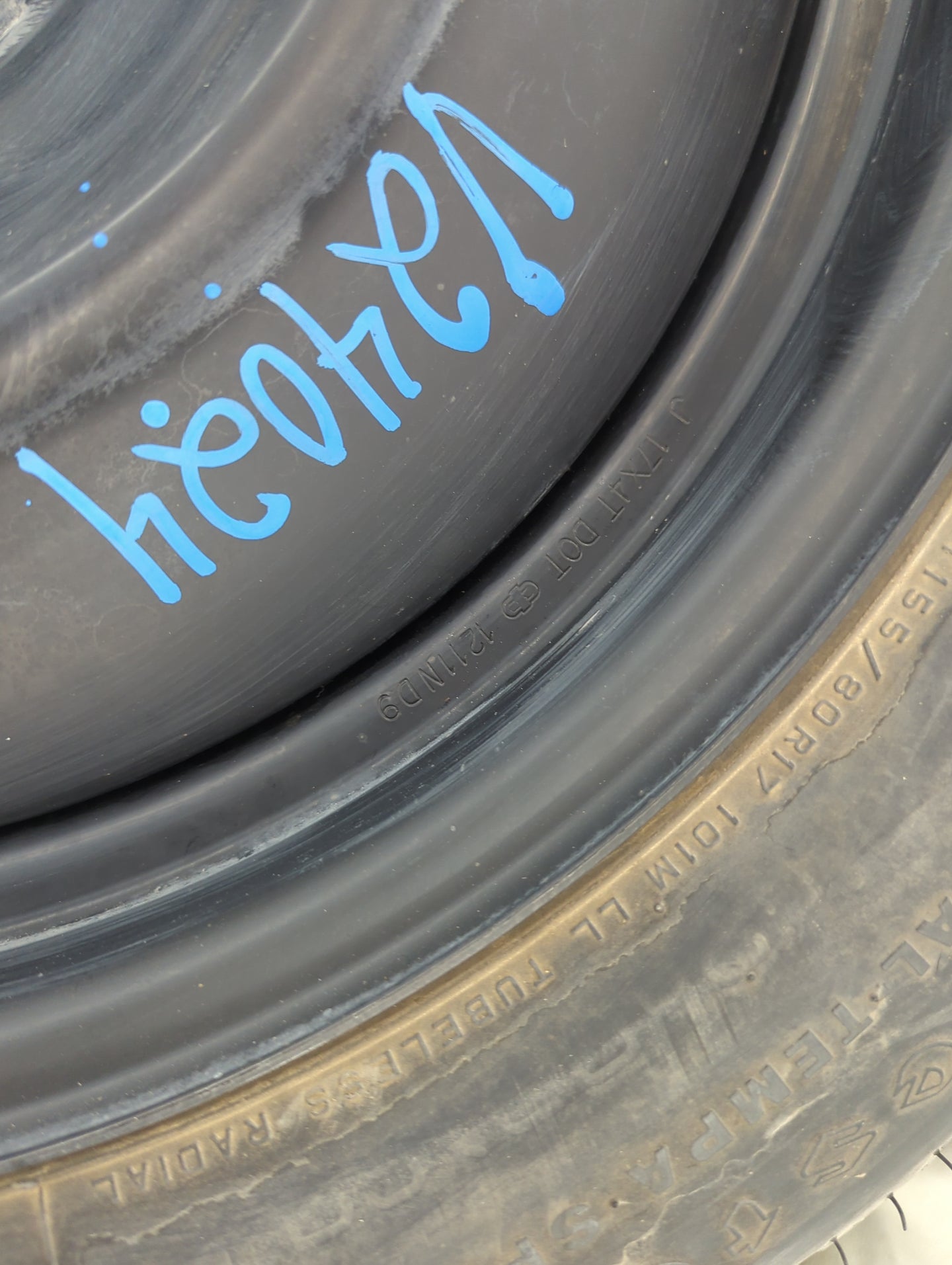 2011-2020 Toyota Sienna Spare Donut Tire Wheel Rim Oem 1486919 - Oemusedautoparts1.com