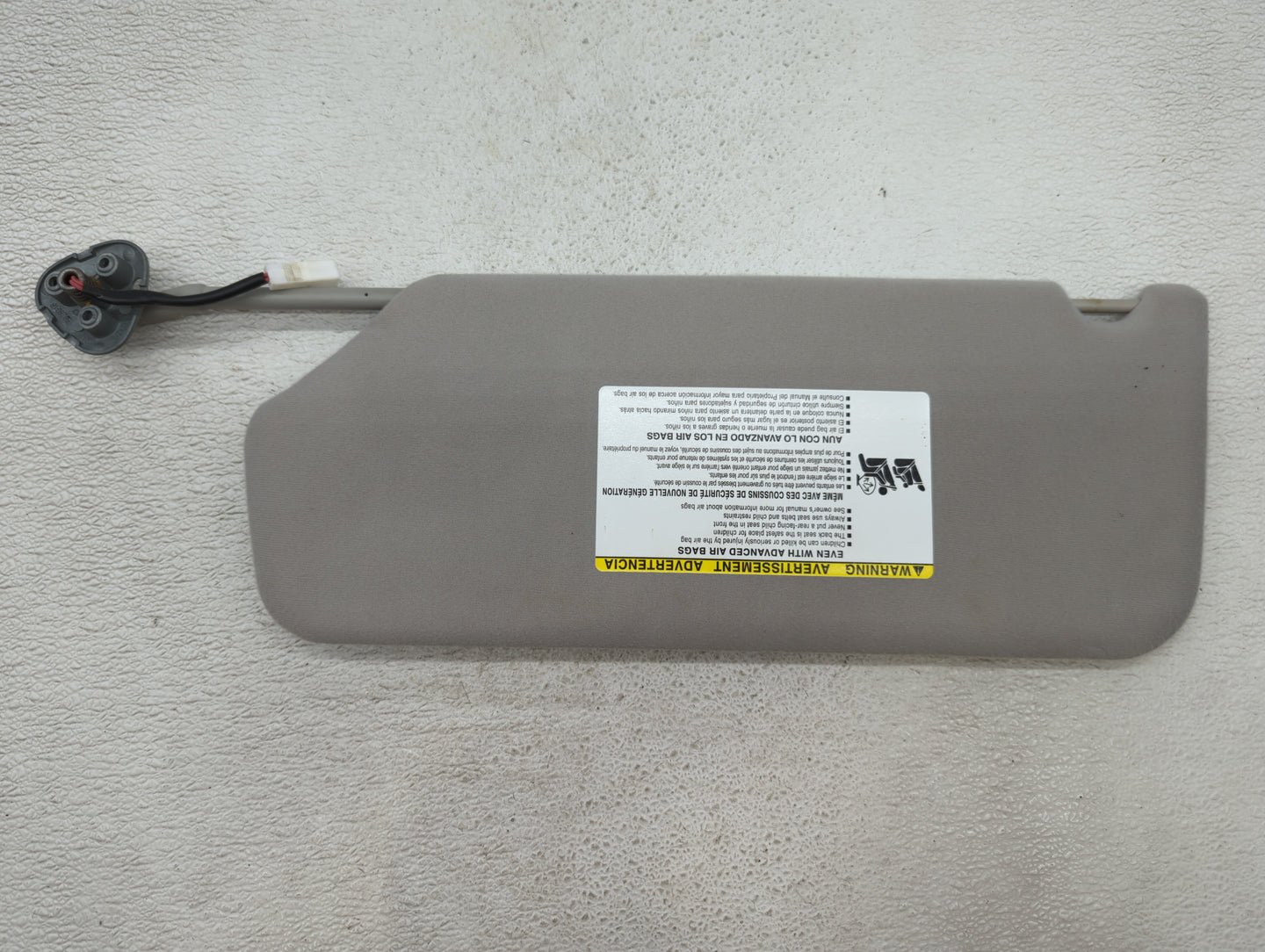 2011-2014 Toyota Sienna Sun Visor Shade Replacement Passenger Right Mirror Fits Fits 2011 2012 2013 2014 OEM Used Auto Parts