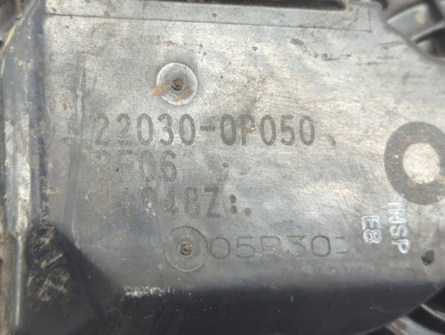 2007-2016 Toyota Sienna Throttle Body P/N:22030-0P050 Fits OEM Used Auto Parts - Oemusedautoparts1.com