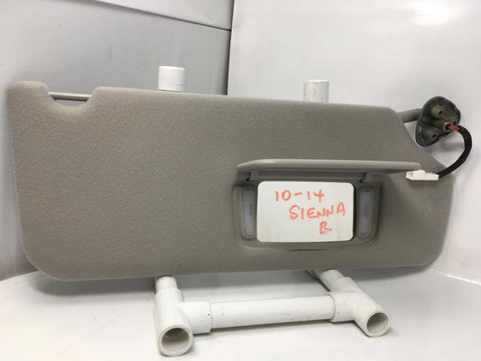 2012 Toyota Sienna Sun Visor Shade Replacement Passenger Right Mirror Fits Fits 2011 2013 2014 OEM Used Auto Parts