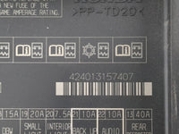 2012-2013 Toyota Tacoma Fusebox Fuse Box Panel Relay Module P/N:PP-TD20 Fits Fits 2012 2013 OEM Used Auto Parts - Oemusedaut