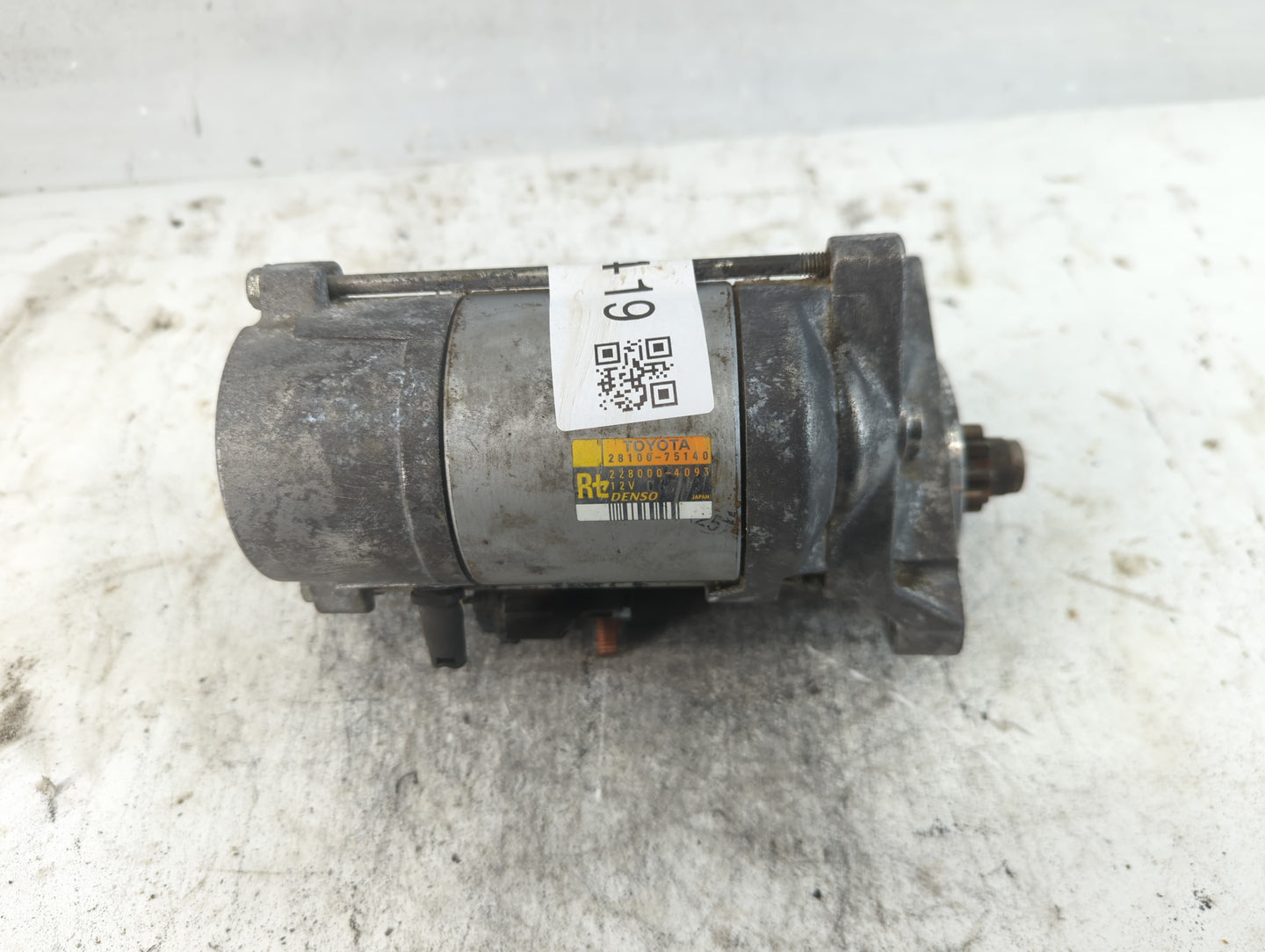 1995-2015 Toyota Tacoma Car Starter Motor Solenoid OEM P/N:228000-4093 28100-75140 Fits OEM Used Auto Parts - Oemusedautopar